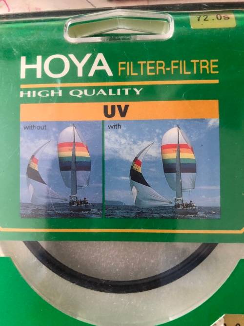 UV Filter Hoya 72mm. For Clearer Pics & Less Haze.